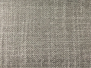 Mid Century Modern MCM Faux Linen Glazed Textured Taupe Steel Slate Stone Gray Grey Upholstery Drapery Fabric RMC-SMII