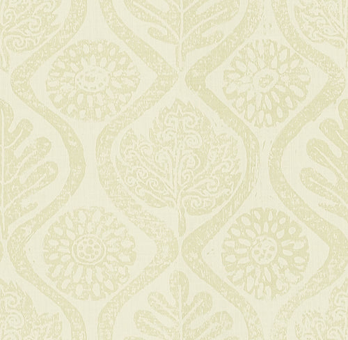 Lee Jofa Oakleaves Fabric / Beige
