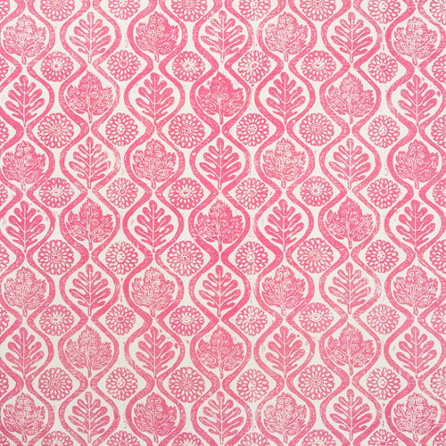 Lee Jofa Oakleaves Fabric / Fuschia
