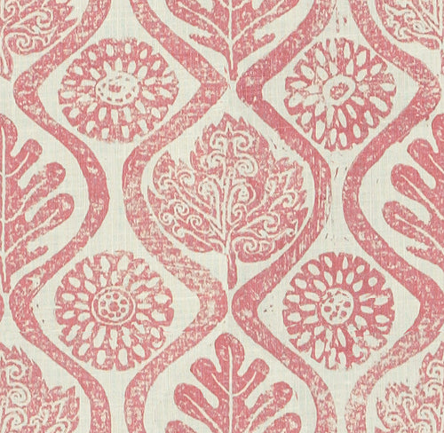 Lee Jofa Oakleaves Fabric / Pink