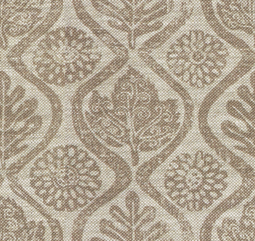 Lee Jofa Oakleaves Fabric / Taupe/Oat