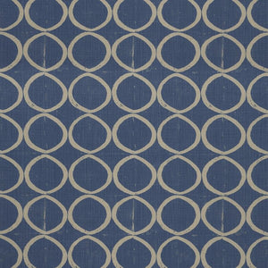 Lee Jofa Circles Fabric / Azure