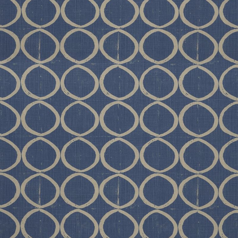 Lee Jofa Circles Fabric / Azure