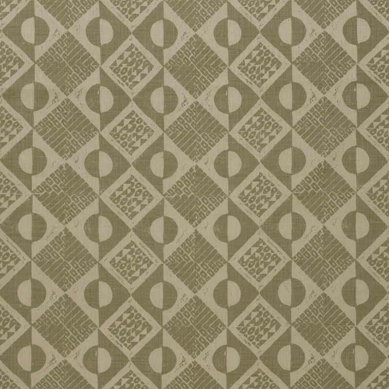 Lee Jofa Circles And Squares Fabric / Dove