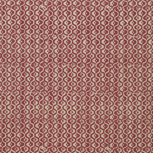 Lee Jofa Small Medallion Fabric / Berry