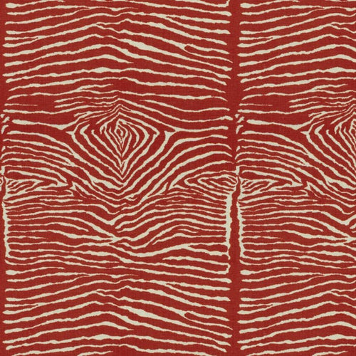 Brunschwig & Fils Le Zebre Fabric / Red
