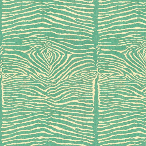 Brunschwig & Fils Le Zebre Fabric / Aqua