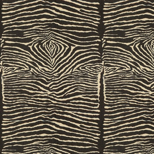 Brunschwig & Fils Le Zebre Fabric / Black