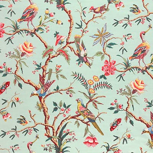 Brunschwig & Fils Birds Of A Feather Linen & Cotton Print C Fabric / Eladon