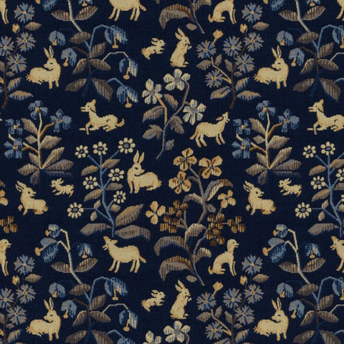 Brunschwig & Fils Perceval Woven Tapestry Fabric / Blue