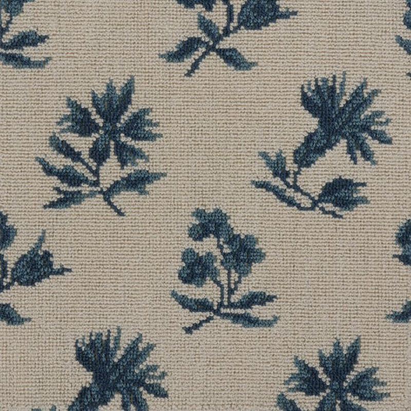 Brunschwig & Fils Florian Grospoint Fabric / Blue
