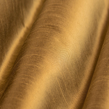 Load image into Gallery viewer, Faux Silk Champagne Beige Dark Beige Mustard Gold Drapery Fabric