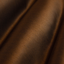 Load image into Gallery viewer, Faux Silk Charcoal Taupe Coffee Brown Espresso Brown Silver Gray Drapery Fabric
