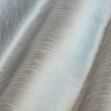 Load image into Gallery viewer, Faux Silk Charcoal Taupe Coffee Brown Espresso Brown Silver Gray Drapery Fabric