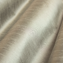 Load image into Gallery viewer, Faux Silk Sterling Gray Gray Stone Greige Gray Drapery Fabric