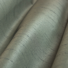 Load image into Gallery viewer, Faux Silk Washed Teal Black Drapery Fabric