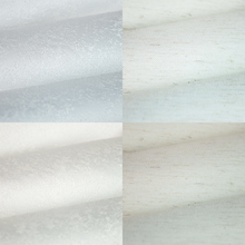 Load image into Gallery viewer, Off White Off White Beige Ivory Ivory Beige Blackout Drapery Fabric