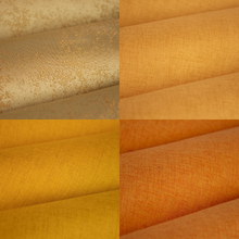 Load image into Gallery viewer, Mustard Gold Old Gold Yellow Gold Orange Blackout Drapery Fabric