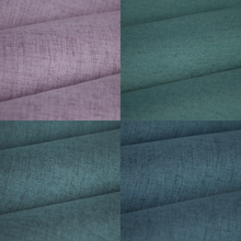 Load image into Gallery viewer, Lilac Blue Denim Marine Blue Blackout Drapery Fabric