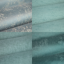 Load image into Gallery viewer, Sky Blue Blue Spa Aqua Blue Dark Aqua Blackout Drapery Fabric