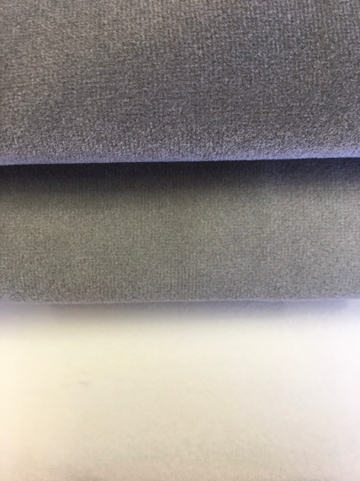 Heavy Duty Grey Taupe Dove Grey Ivory Upholstery Drapery Velour Fabric