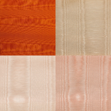 Load image into Gallery viewer, Terra Cotta Blush Powder Pink Cameo Pink Acetate Drapery Fabric