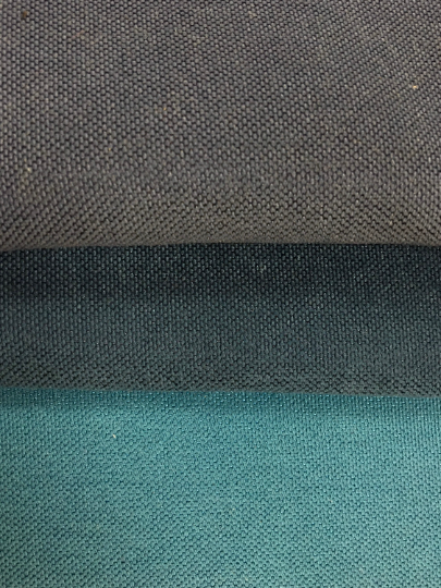 Heavy Duty Denim Blue Dark Teal Turquoise Upholstery Drapery Fabric