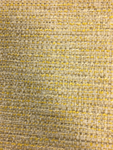 Load image into Gallery viewer, Green Stripe Velvet Chartreuse Yellow Beige Tweed Upholstery Fabric