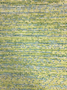 Heavy Duty Yellow Green Tweed Teal Green Tweed Upholstery Fabric