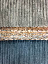 Load image into Gallery viewer, Heavy Duty Steel Grey Velvet Brown Tweed Blue Velvet Upholstery Fabric