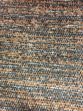 Load image into Gallery viewer, Orange Grey Tweed Coral Orange Tweed Red Orange Tweed Upholstery Fabric