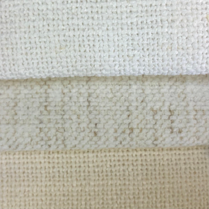 Crypton Water Stain Resistant MCM Mid Century Modern White Off-White Ivory Tweed Upholstery Fabric