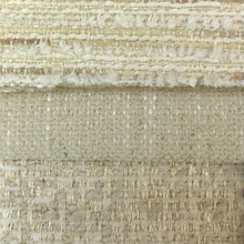 Load image into Gallery viewer, Crypton Water Stain Resistant MCM Mid Century Modern Vanilla Sand Beige Off-White Almond Tweed Upholstery Fabric