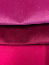 Load image into Gallery viewer, Hot Pink Magenta Raspberry Velvet Upholstery Drapery Fabric / RM Villa
