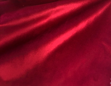 Load image into Gallery viewer, Navy Blue Green Red Velvet Upholstery Drapery Fabric / RM Villa