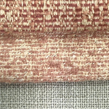 Load image into Gallery viewer, Crypton Water Stain Resistant MCM Mid Century Modern Mauve Rose Blush Spa (Light-Gray) Tweed Upholstery Fabric