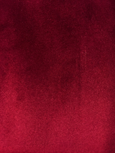 Load image into Gallery viewer, Plum Red Burgundy Maroon Velvet Upholstery Drapery Fabric / RM Villa