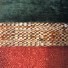 Load image into Gallery viewer, Crypton Water Stain Resistant MCM Mid Century Modern Spruce Green Amber Beige Rose Coral Tweed Upholstery Fabric