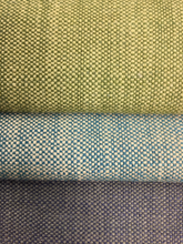 Load image into Gallery viewer, Viscose Linen Lime Green Teal Beige Denim Blue Upholstery Drapery Fabric