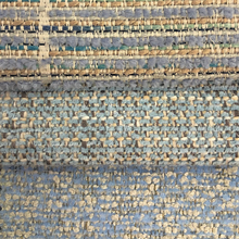 Load image into Gallery viewer, Crypton Water Stain Resistant MCM Mid Century Modern Coastal Capri Sky Blue Tweed Upholstery Fabric
