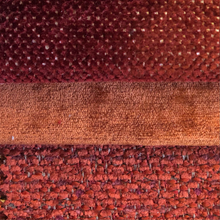 Load image into Gallery viewer, Crypton Water Stain Resistant MCM Mid Century Modern Red Amber Orange Red-Orange Tweed Upholstery Fabric