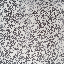Load image into Gallery viewer, Nautical Coral Beige Charcoal Brown Cut Velvet Upholstery Fabric