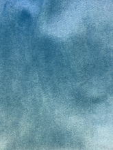 Load image into Gallery viewer, French Blue Mist Blue Pacific Blue Velvet Upholstery Drapery Fabric / RM Villa