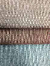 Load image into Gallery viewer, Viscose Linen Lavender Purple Taupe Sky Blue Upholstery Drapery Fabric