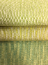 Load image into Gallery viewer, Viscose Linen Green Mustard Yellow Jade Green Upholstery Drapery Fabric