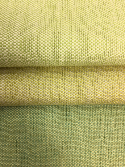 Viscose Linen Green Mustard Yellow Jade Green Upholstery Drapery Fabric