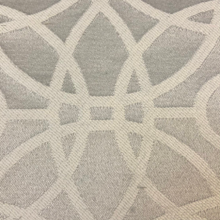 Load image into Gallery viewer, Silver Grey Cream Geometric Abstract Upholstery Drapery Fabric
