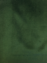 Load image into Gallery viewer, Emerald Green Forest Green Taupe Velvet Upholstery Drapery Fabric / RM Villa