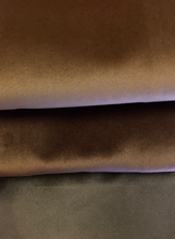 Load image into Gallery viewer, Caramel Walnut Brown Brown Velvet Upholstery Drapery Fabric / RM Villa