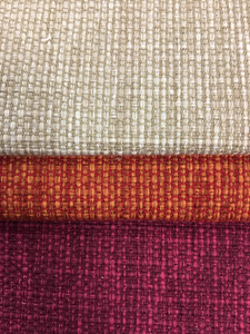 Heavy Duty Linen Beige Burnt Orange Magenta Upholstery Drapery Fabric